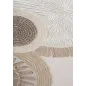 OBRAZ NA PŁÓTNIE CIRCLY Z WSTAWKAMI -A- 50X3,2X100 cm